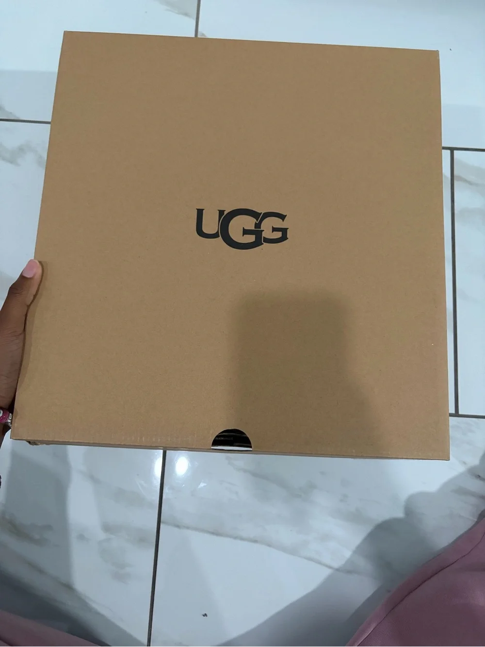 UGG Chestnut Suede Shearling Mid-Calf Boots with Ribbon Back